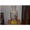 Image 1 : CHINESE PORCELAIN VASE DECORATED W/IRON-RED (FANHONG) PAINTED FIGURE OF LOHAN READING SCRIPTURE; SIG