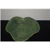 Image 3 : HAWAIIAN POTTERS GUILD ANTHURIUM LEAF BOWL (DOES NOT INCLUDE STAND)