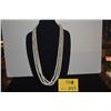 Image 1 : 38" PUPU O NIIHAU 3 STRAND LEI POEPOE MOMI WAHA 'ELE 'ELE KINOHI PUKA SHELL & POLEHOLEHO, WELL MATCH