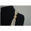 Image 4 : 38" PUPU O NIIHAU 3 STRAND LEI POEPOE MOMI WAHA 'ELE 'ELE KINOHI PUKA SHELL & POLEHOLEHO, WELL MATCH