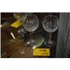 Image 1 : WATERFORD CRYSTAL MILLENNIUM COLLECTION TOASTING GOBLET IN THE LOVE (HEART) PATTERN (2 PCS)