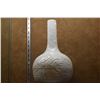 Image 3 : PORCELAIN CELEDON TIANQIUPING STYLE VASE, MOLDED DRAGON DESIGN AROUND BODY (13") (DOES NOT INCLUDE S