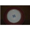 Image 3 : CHINESE MONOCHROME "DUSTY ROSE" GLAZED ROUND DISH; SIGNED (6 3/8") (DOES NOT INCLUDE STAND)