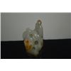 Image 3 : CHINESE NEPHRITE CARVING OF 2 MONKEYS W/PEACH OF LONGLIFE W/STAND (3 1/4")