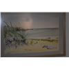 Image 2 : FRAMED WATERCOLOR PAINTING, COASTAL SAND DUNE; SIGNED HOPE (HAYWARD) (25" X 17 3/4")