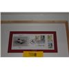 Image 2 : FRAMED 1994 UNITED STATES-CHINA JOINT ISSUE STAMP FEATURING ENDANGERED CRANES (BLACK NECK CRANE & WH