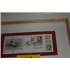Image 3 : FRAMED 1994 UNITED STATES-CHINA JOINT ISSUE STAMP FEATURING ENDANGERED CRANES (BLACK NECK CRANE & WH