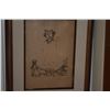 Image 2 : FRAMED WOOD ENGRAVING, MARC CHAGALL, 1968 (22" X 27 1/2")