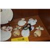 Image 5 : COLLECTION OF SHELL ANGEL ORNAMENTS (12 PCS) (DOES NOT INCLUDE STAND)