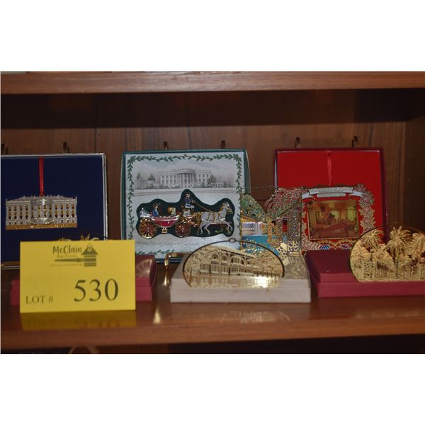COLLECTION OF ORNAMENTS (7 PCS) (DOES NOT INCLUDE STAND)