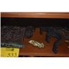 Image 1 : COLLECTION OF DOOR KNOCKERS & HOOKS (15 PCS)