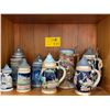 Image 1 : COLLECTION OF BEER STEINS (8 PCS)