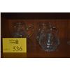Image 1 : IRISH DOGS HIGHBALL GLASSES BY WATERFORD & ANTRIM MUGS BY TYRONE CRYSTAL (4 PCS)