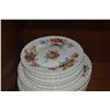 Image 2 : AYNSLEY FINE BONE CHINA PLATES & BOWLS, SUMMERTIME PATTERN (48 PCS)