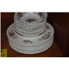 Image 5 : AYNSLEY FINE BONE CHINA PLATES & BOWLS, SUMMERTIME PATTERN (48 PCS)