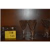 Image 1 : WATERFORD SHEILA CRYSTAL WINE GLASSES & OLD FASHION GLASSES (14 PCS)