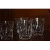 Image 2 : WATERFORD SHEILA CRYSTAL WINE GLASSES & OLD FASHION GLASSES (14 PCS)