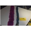 Image 1 : 2 FEATHER HAT LEI, TEAL & MAGENTA (2 PCS) (DOES NOT INCLUDE BOX)