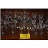 Image 1 : COLLECTION OF CRYSTAL STEMWARE (24 PCS)
