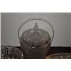 Image 2 : WEXFORD ANCHOR HOCKING ICE BUCKET, CUT GLASS BOWL & JEANETTE ICE CREAM DISHES (7 PCS)