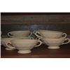 Image 2 : WEDGWOOD "WELLESLEY" PATTERN IVORY CHINA PLATES, BOWLS, CUPS/SAUCERS & CERAMIC SOUP TUREENS (64 PCS)