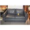 Image 1 : LEATHER 2 SEAT SOFA (64" X 33")
