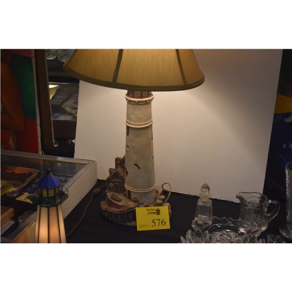 LIGHTHOUSE LAMP (DOES NOT INCLUDE SHADE)