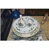 Image 3 : COLLECTION OF ASSORTED CHRISTMAS PLATES, NAPKIN RINGS, PLATTERS, DINNER BELLS, ASHTRAY & PILLOW CASE