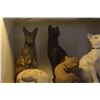 Image 3 : COLLECTION OF CAT STATUARY (6 PCS)