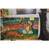 Image 1 : OIL PAINTING BY DON BUTLER, UNTITLED, INTERPRETATION OF WORK BY FRENCH PAINTER PAUL GAUGUIN