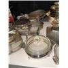 Image 3 : LARGE LOT: ASSORTED SILVERPLATE SERVING PIECES