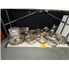 Image 5 : LARGE LOT: ASSORTED SILVERPLATE SERVING PIECES
