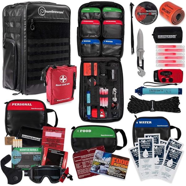 NEW SURVIVEWARE THE RESPONDER MIDNIGHT BLACK