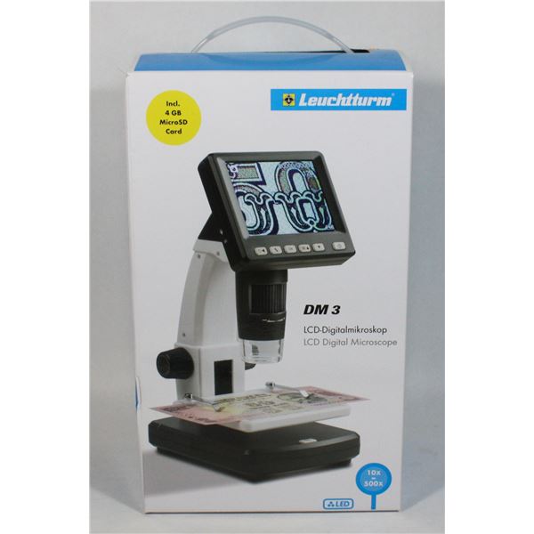 LEUCHTTURM LCD DIGITAL MICROSCOPE COMES WITH DVD