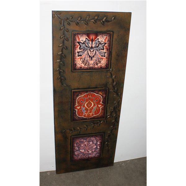 METAL WALL ART MEASUREMENTS: 12"X31"