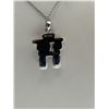 Image 2 : Sterling Sliver Necklace and Pendant Both Marked 925