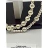 Image 4 : Extra Long Double Strand Pearl Necklace