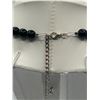 Image 5 : Vintage Black Glass Bead Necklace