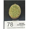 Image 1 : Large Locket with Jade Chips Front