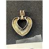 Image 2 : Cute Sterling + Marcasite Heart Pendant