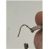 Image 4 : Unusual Ribbed Sterling Hoop Earrings