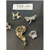 Image 7 : 5 Assorted Vintage Brooches and Pins