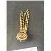 Image 3 : 1940's Era Vintage Rhinestone Scatter Pin Gold Tone 4" Long