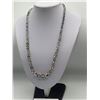 Image 1 : Mid Century Mystical Silver,Purple,& Pinks Aurora Borealis Bead Necklace