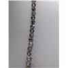 Image 3 : Mid Century Mystical Silver,Purple,& Pinks Aurora Borealis Bead Necklace