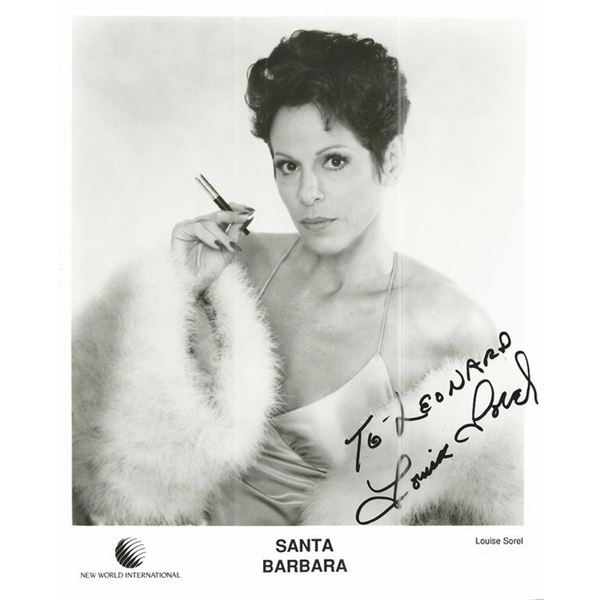 Santa Barbara Louise Sorel signed photo