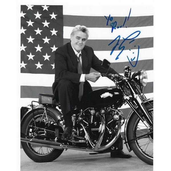 Talk Show Host Jay Leno signed photo