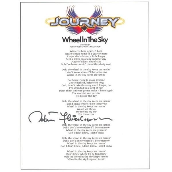 Journey Robert Fleischman Signed Photo