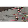 Image 1 : 4 Shakespeare Catch More Fish Spinning Rod and Reel Combos
