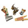 Image 1 : Porcelain Angel Figures, Brass Fish Statue and More